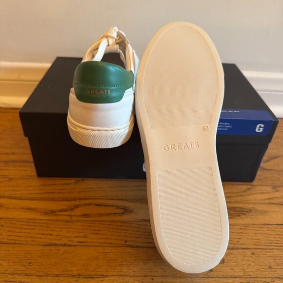 GREATS - The Charlie (Mens) Color: Blanco Green. Size: 9. Brand New In Box - Picture 3 of 7